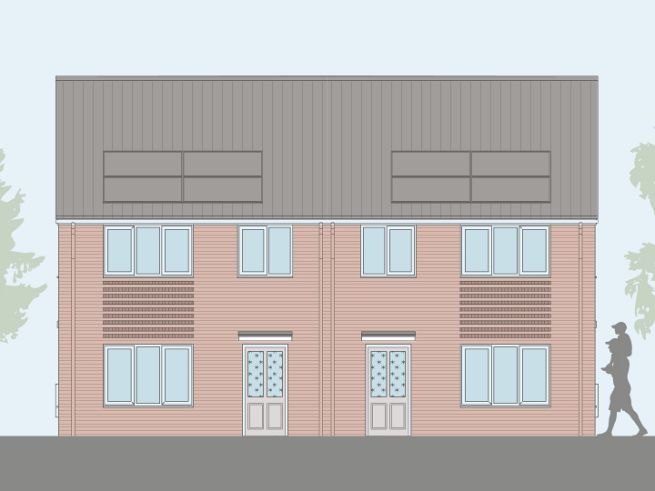 3 bedroom houses - artist's impression subject to change. CGI’s are representative of the house type and not necessarily the specified plot as some details including finishes and roof colour may vary.